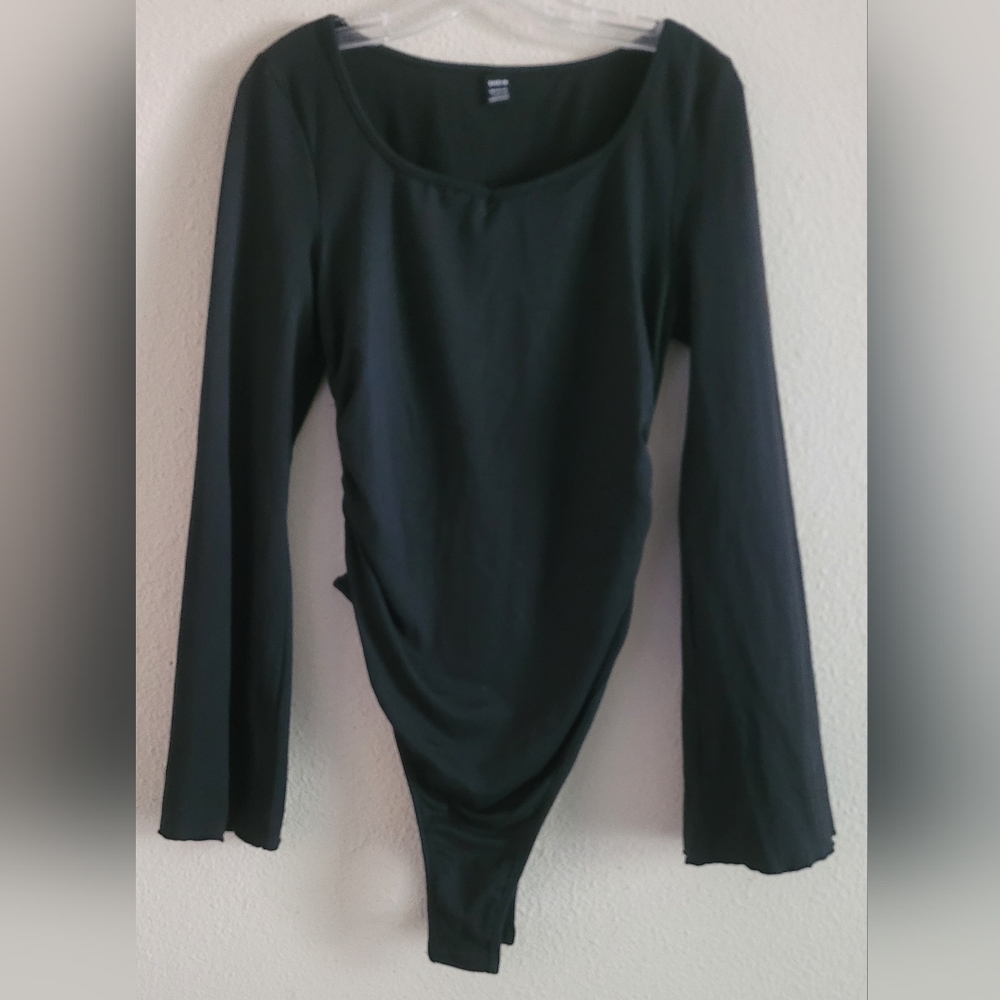 SHEIN Sz Large Long Bell Sleeve Bodysuit